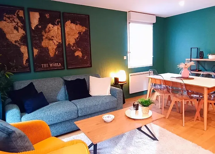 O Belappart - Garage Prive Gratuit Et Terrasse En Centre-ville Caen