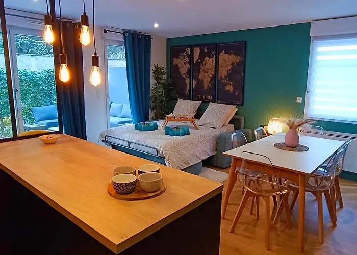 O Belappart - Garage Prive Gratuit Et Terrasse En Centre-ville *